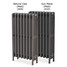 CI-CLA785-09-10 - Classic 4 Column Cast Iron Radiator H785mm x W1234mm CI-CLA785-09-10 - Classic 4 Column Cast Iron Radiator H785mm x W1234mm